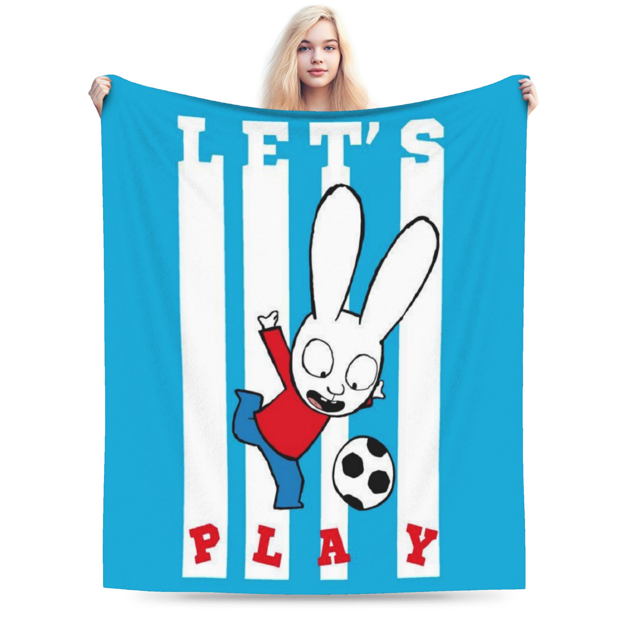 Cashmere Throw Blanket - Cobertores Super Macios S-Simon Super Rabbit,