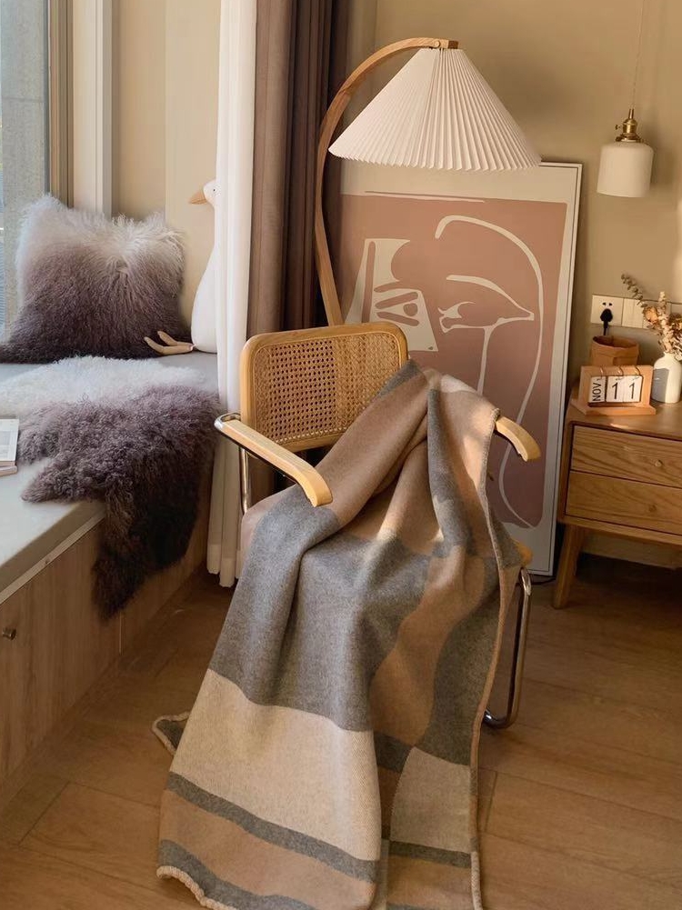 Cashmere Throw Blanket - Cobertor de Lã Cashmere Rinoart Luxuoso