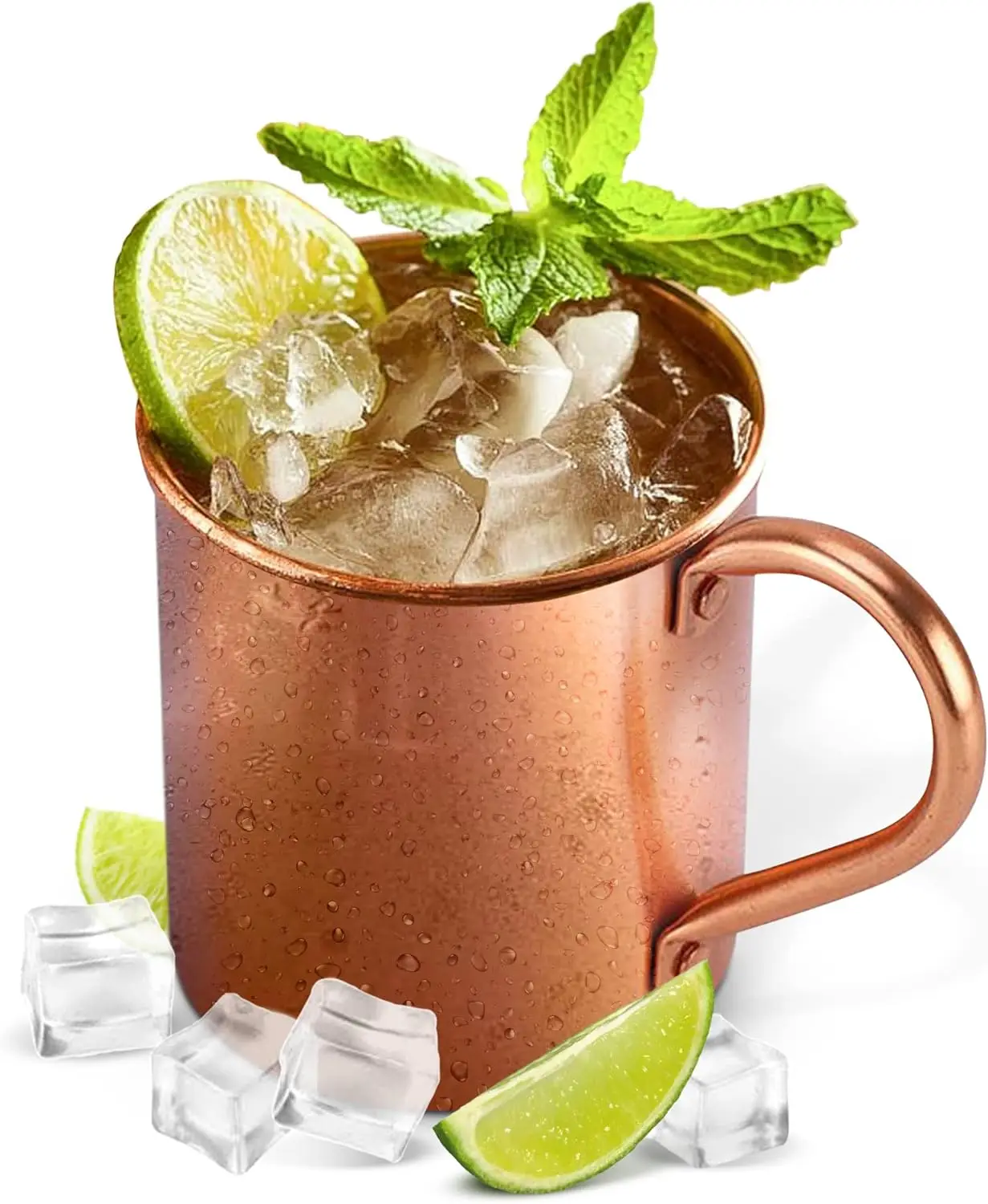 Copper Cocktail Mug - Canecas Moscow Mule de Cobre PURO