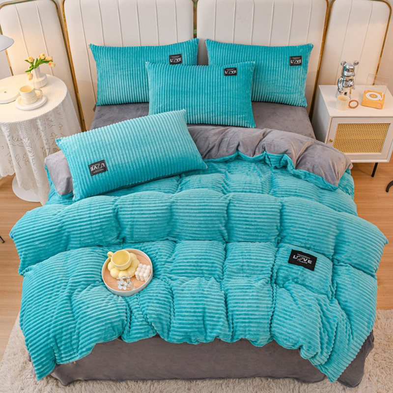 Linen Duvet Cover - Conjunto de Cama de Inverno Quente