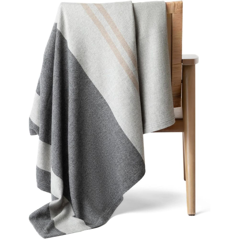 Cashmere Throw Blanket - Cobertor 100% caxemira pura para sofá,
