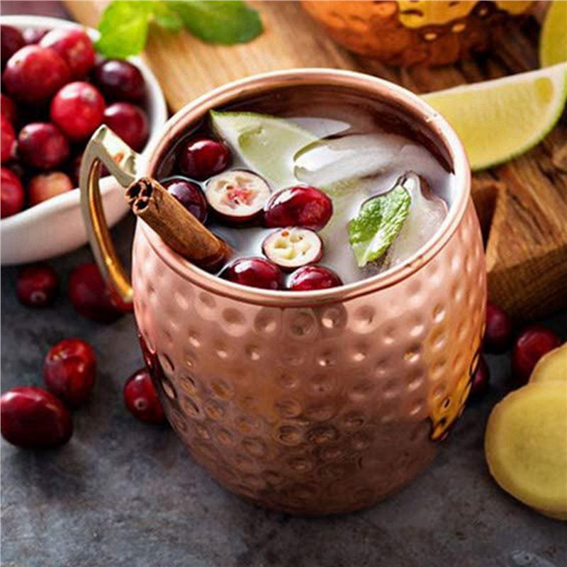 Copo Moscow Mule JHD 2X em Aço - Copper Cocktail Mug avaliação e preço