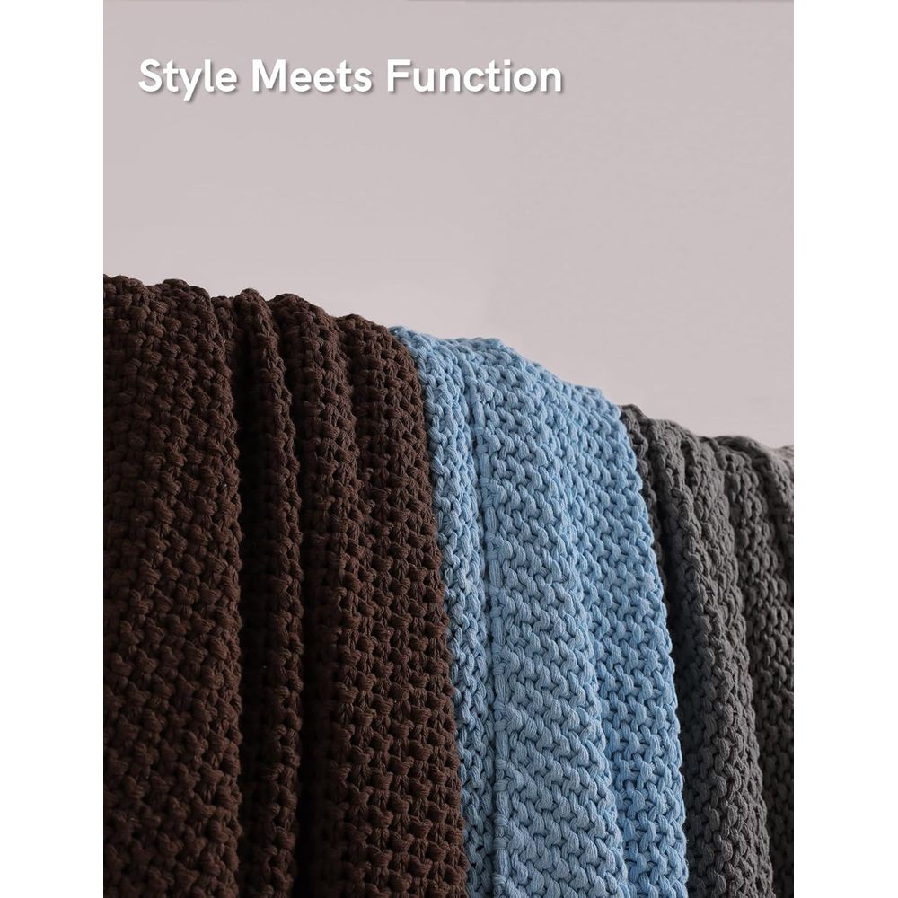 Cobertor de malha de algodão g - Cashmere Throw Blanket avaliação e preço