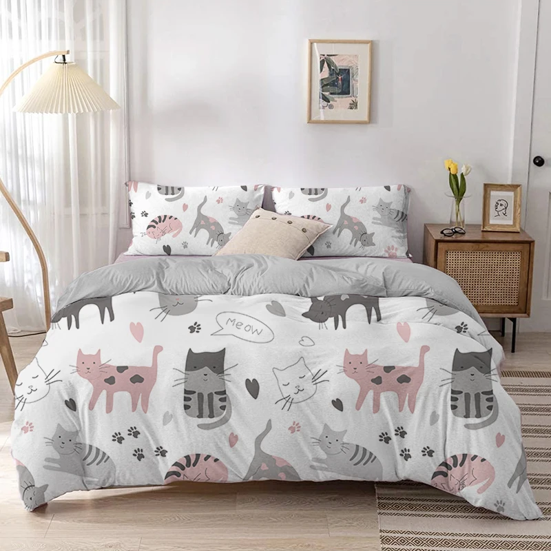 Animal Print Conjunto de cama  - Linen Duvet Cover avaliação e preço