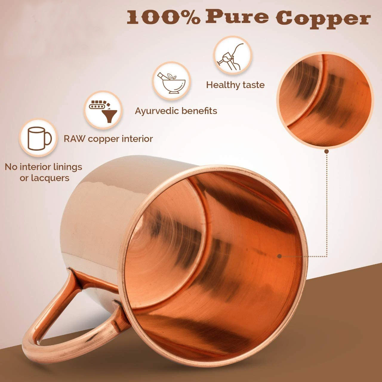 Canecas Moscow Mule de Cobre P - Copper Cocktail Mug avaliação e preço