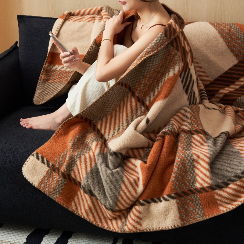 Cobertores de caxemira falsa c - Cashmere Throw Blanket avaliação e preço