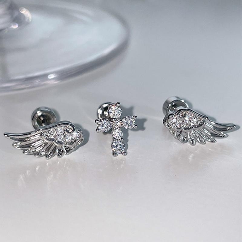 Brincos de Asas de Anjo em Est - Luxury Lifestyle For Women avaliação e preço