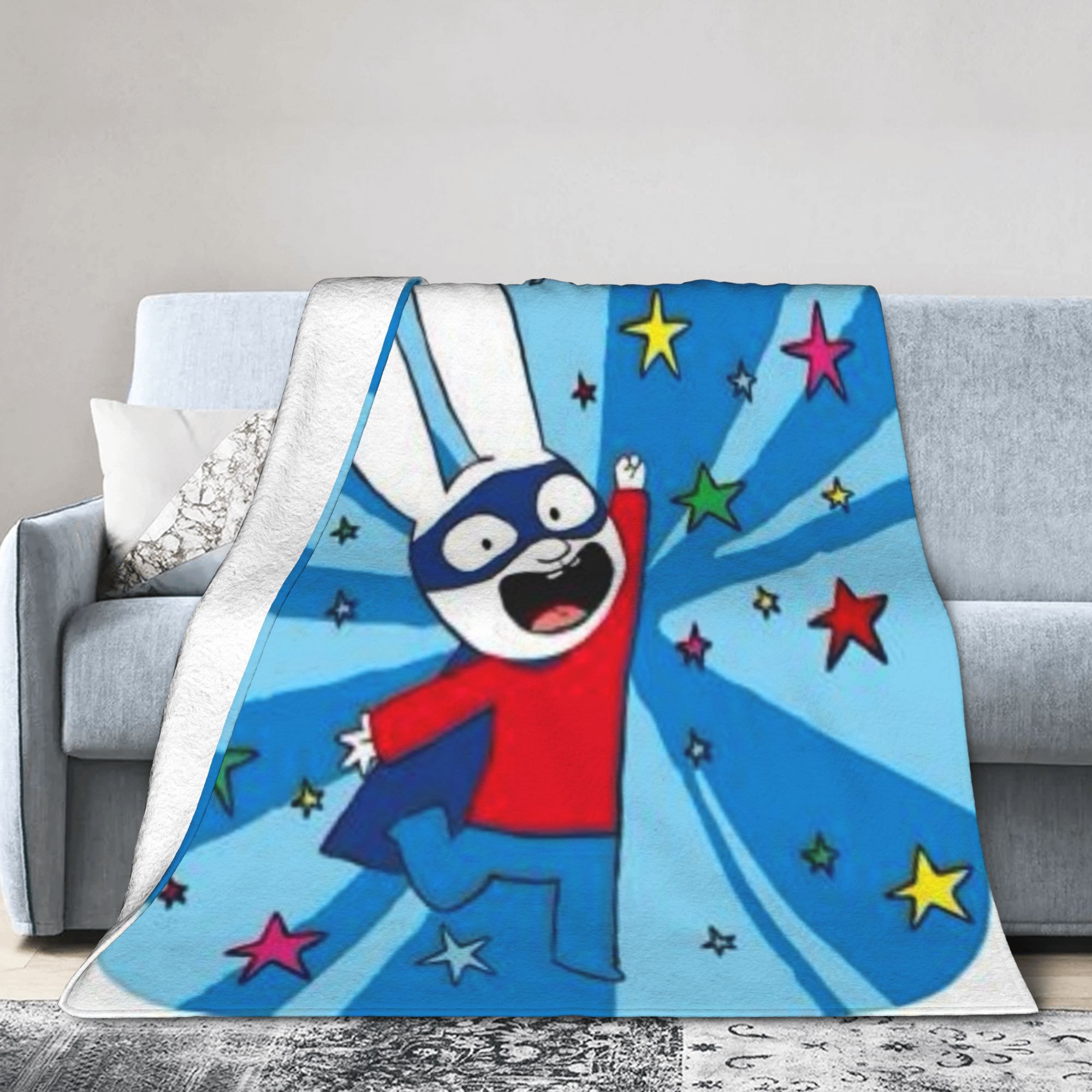 Cobertor Super Rabbit S-Simon  - Cashmere Throw Blanket avaliação e preço
