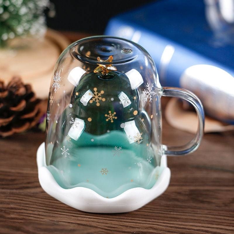 Copo de árvore de natal transp - Copper Cocktail Mug avaliação e preço