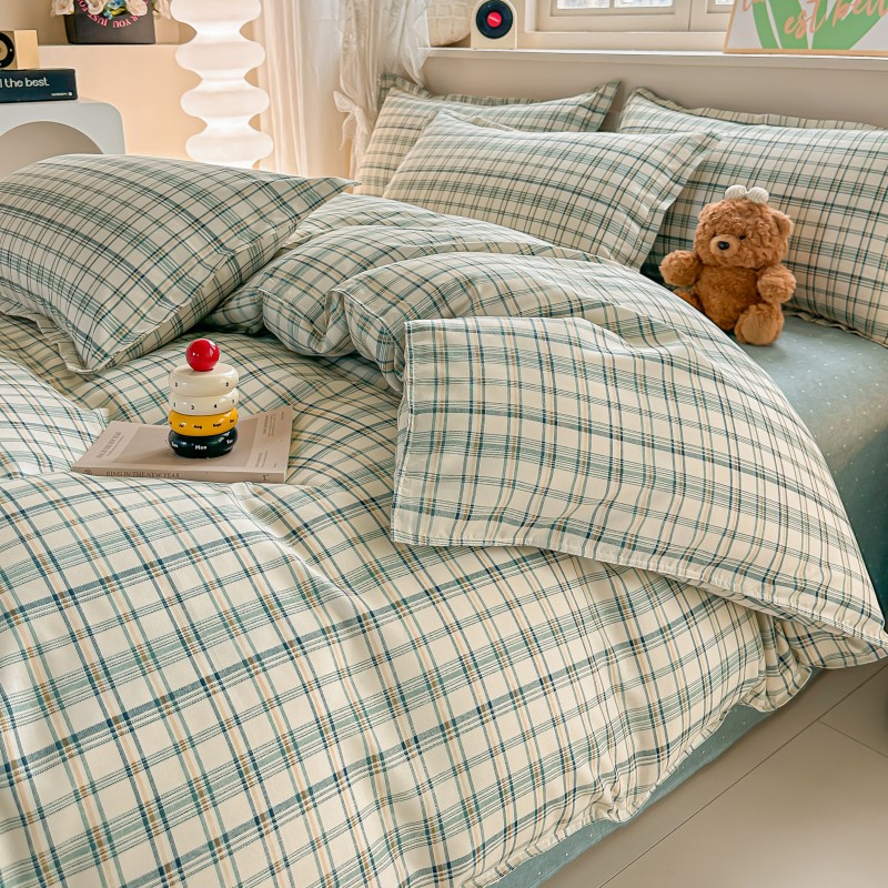 Conjunto de Roupa de Cama Verd - Linen Duvet Cover avaliação e preço