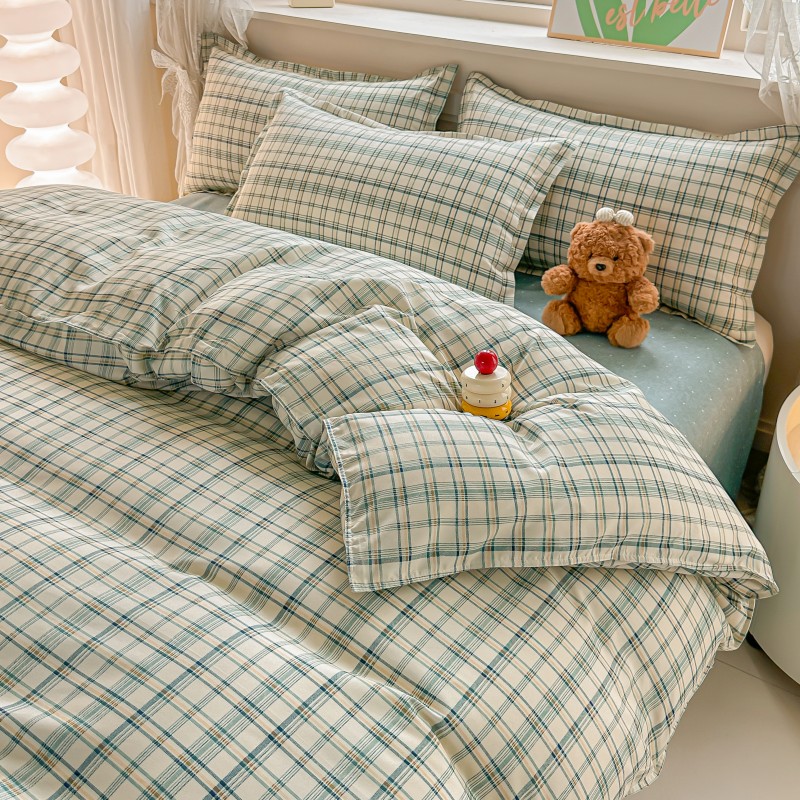 Conjunto de Roupa de Cama Verd - Linen Duvet Cover avaliação e preço