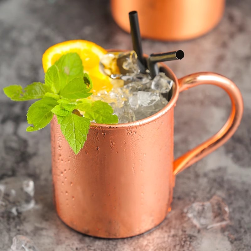 Caneca banhada a cobre 400ml,  - Copper Cocktail Mug avaliação e preço