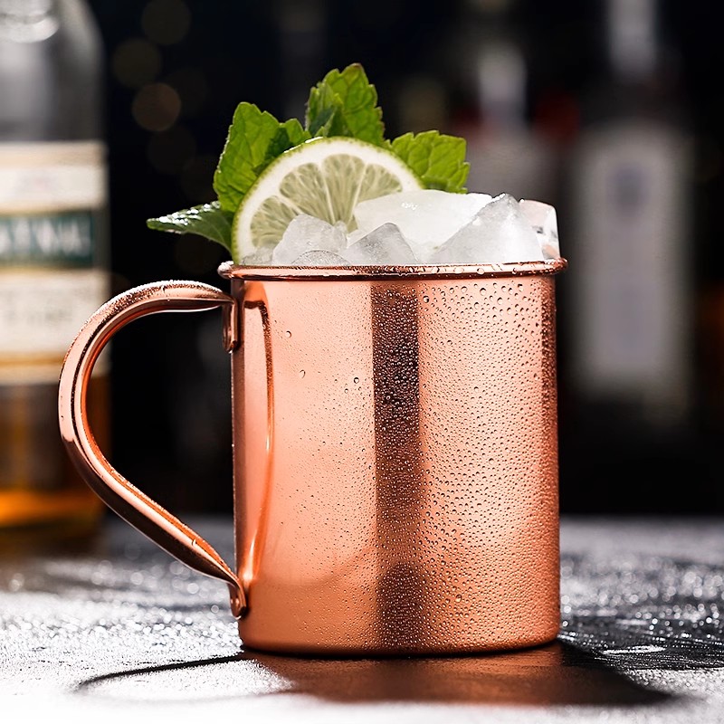Caneca banhada a cobre 400ml,  - Copper Cocktail Mug avaliação e preço