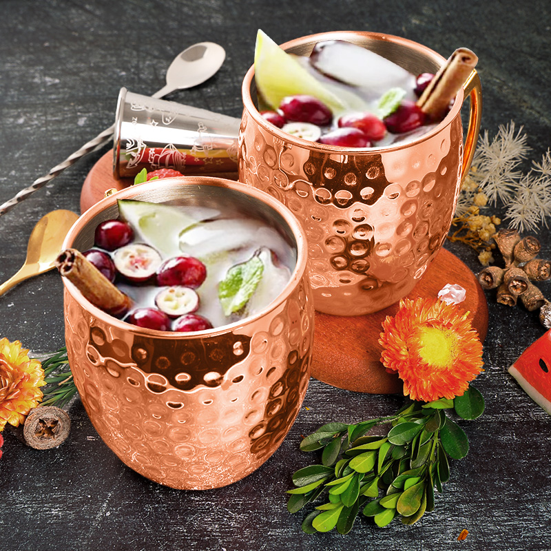 Moscou mule canecas de aço ino - Copper Cocktail Mug avaliação e preço