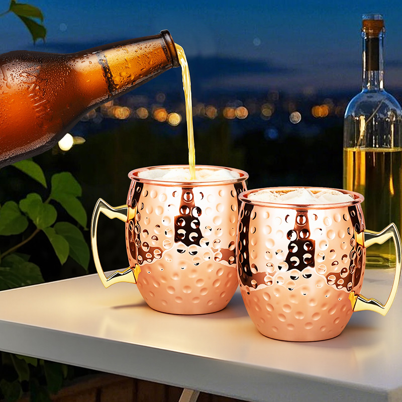 Moscou mule canecas de aço ino - Copper Cocktail Mug avaliação e preço